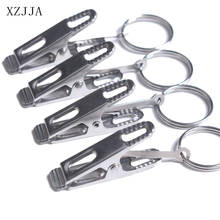 XZJJA 3-10Pcs 304Stainless steel Curtain Hanging Ring Clips Set Shower Curtain Tracks Hooks Clamp Accessories Metal Laundry Clip 2024 - buy cheap