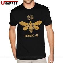 Мужская футболка с коротким рукавом Methylamine Bee Breaking Bad, голубая футболка с круглым вырезом, большие размеры 2024 - купить недорого