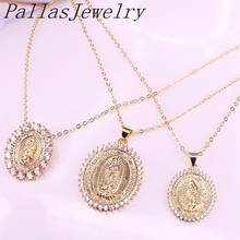 10Pcs Fashion cz religion charm pendant,plating cz pendant,Zirconia jewelry fashion Necklace 2024 - buy cheap