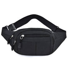 Men Waist Bag pack Purse Casual Large Phone Belt Bag Pouch oxfrod Travel Phone Bag Fanny Banana Bag Hip 4 Pockets 2024 - купить недорого