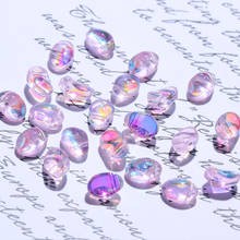 Purpurina para decoración de uñas, gemas de cristal con diamantes de imitación, diseño Irregular de aurora para decoración de uñas, 20 piezas 2024 - compra barato