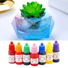 7 Pcs/set 10ml Food Grade Dyeing Pigment Slime Crystal Mud Colorant Epoxy Crystal DIY Hand-Made Jewelry Accessories Glue Tool 2024 - buy cheap