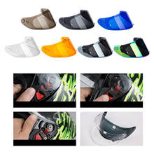 Viseira de capacete para motocicleta mt stinger, lente de face completa, anti-uv, removível, motocross, óculos de proteção, viseira 2024 - compre barato