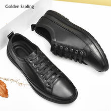 Golden Sapling Classic Men's Casual Shoes Breathable Genuine Leather Flats Vintage Leisure Men Shoe Comfortable Driving Footwear 2024 - buy cheap