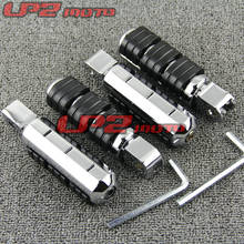 Motorcycle refit front Rear Foot Rests pedal Pegs for Honda Magna 250/750 VF750 2024 - buy cheap