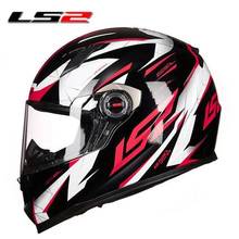 LS2 FF358-casco de Moto de cara completa Para hombre y mujer, casco Para motocross, casquillos Para Moto 2024 - compra barato