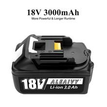 100% New BL1860 Rechargeable Battery 18 V 3000mAh Lithium ion for Makita 18v Battery BL1840 BL1850 BL1830 BL1860B LXT + Charger 2024 - buy cheap