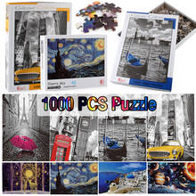 1000pcs puzzles for Adults Paper Jigsaw puzzle Educational Intellectual Decompressing DIY Large Puzzle Game Toys Gift 2024 - buy cheap