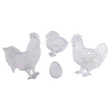 Hen Family Cutting Dies Stencils DIY Scrapbook Album Paper Card Embossing Craft Dropshipping 2024 - buy cheap