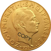 Albania 1938 500 lek copia moneda 35MM 2024 - compra barato