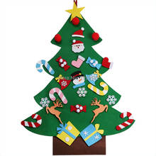 2020 Новый DIY Рождественский набор с красочной светодиодной лентой войлочные настенные подвесные рождественские украшения для креативного дома вечерние сувениры 2024 - купить недорого