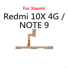50PCS/Lot For Xiaomi Redmi NOTE 9 10X 4G 5G Power Button Switch Volume Button Mute On / Off Key Flex Cable 2024 - buy cheap