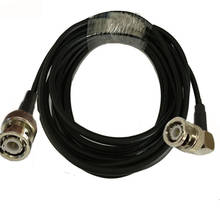 10m 5m 3m 1m BNC macho a BNC macho ángulo recto LMR195 conector RF Coaxial cable 50ohm 15m 20m 2024 - compra barato