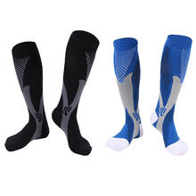 Compression Socks Nylon Basketball Football Outdoor Sports Running Women Men Relieve Pain Stretch Cycling Knee High Socks 2024 - buy cheap