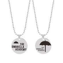 The Umbrella Academy Necklace High Quality Stainless Steel Silver Color Hip Hop Rock Round Pendant Necklace Women Jewelry 2024 - buy cheap