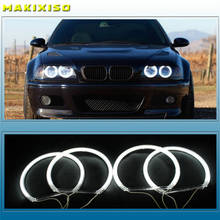 Набор «ангельские глазки» CCFL, теплое белое кольцо с ореолом для BMW 3 серии E46 Compact 2001 2002 2003 2004 2005 Demon Eye 2024 - купить недорого