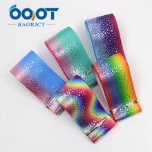 OOOT BAORJCT I-19911-2126,38mm,10yards Colorful Gradient bronzing grosgrain Ribbons,bow cap DIY,fitas para artesanato 2024 - buy cheap