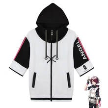 Game Arknights Sniper Exusiai Cosplay costumes Hooded zipper Hoodie short sleeve Jacket Spring Autumn daily wear Exusiai coat XL 2024 - buy cheap