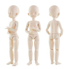 11 Inch Doll Sleeping Eyes 28CM Bald Head Makeup Dolls Toys 22 Movable Joints Cute Nude Female Body For Ob Dolls Girls Toys 2024 - купить недорого