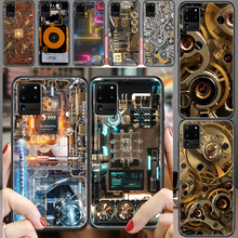 Gear Circuit Diagram Main board cpu Phone case For Samsung Galaxy Note 4 8 9 10 20 S8 S9 S10 S10E S20 Plus UITRA Ultra black 2024 - buy cheap