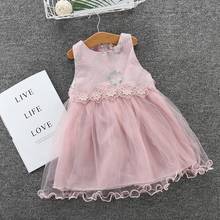 2020 summer Tutu Dress Kids toddler lace princess dress birthday part dress for infant girls baby girl Tulle Flower Dresses 2024 - купить недорого