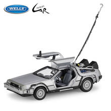 Welly 1:24 DMC -12 Delorean Back To The Future Metal Diecast Rally Scale Car Model Kit Display Collections Gift Toy 2024 - buy cheap