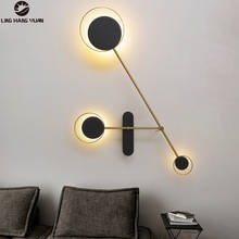 Lámpara Led de pared moderna para decoración artística, candelabro de pared para el hogar, sala de estar, dormitorio, comedor, cocina 2024 - compra barato