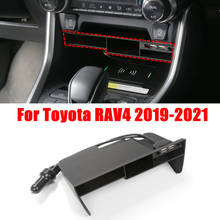 Center Console Organizer for Toyota RAV4 2019 2020 Center Console Storage Box Organizer Tray with USB Port Interior Accessories 2024 - buy cheap