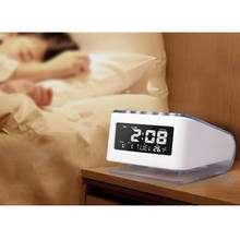 LED Digital Alarm Clock Voice Control Calendar Thermometer Multi-functional 2024 - buy cheap