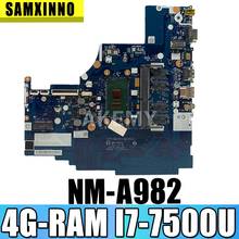 NM-A982 Laptop motherboard For Lenovo 310-15IKB original mainboard 4G-RAM I7-7500U 2024 - buy cheap