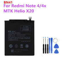 BN41-Batería de carga de teléfono de 4000mAh, repuesto para Xiaomi Mi Redmi Hongmi Note 4 / Note 4X MTK Helio X20 + herramientas gratis 2024 - compra barato