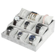 Professional Velvet Jewelry Display Holder Organizer Storage For Bracelet Chain Bangle Watch 2024 - buy cheap