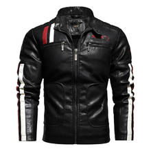 Mens Leather Jackets New Arrive Men's Motorcycle Leather Jacket Warm Leather Jacket jaqueta de couro masculina Male Leather coat 2024 - buy cheap
