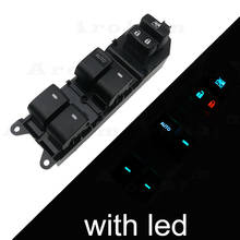 Lighted LED Power Window Switch for Toyota Yaris Corolla Camry Highlander rav4 Vios 2006-2015 84820-06100 Lifter Master Control 2024 - buy cheap