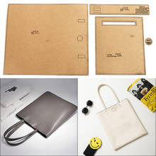 1Set DIY Kraft Paper Template New Stylish Simplicity Handbag Leather Craft Pattern DIY Stencil Sewing Pattern 31cm*35cm 2024 - buy cheap