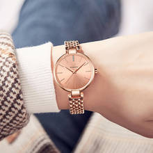 Женские кварцевые часы WWOOR, часы с браслетом из розового золота, стильные Роскошные наручные часы с бриллиантами, подарок для женщин, 2021 2024 - купить недорого