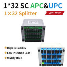 1x32 divisor da caixa do divisor do plc do sc/upc que introduz o divisor do plc do cartão da gaveta da caixa do divisor 1:32 32 portos divisor ótico do plc da fibra 2024 - compre barato