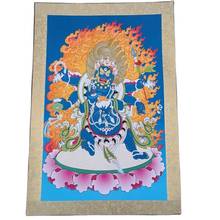 China Old Tibet Silk Thangka Like Hanging Painting Fengshui Tibetan Buddhism Portrait 2024 - buy cheap