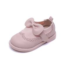 Skoex sapatos de couro ecológico, novos sapatos casuais para meninas, de couro sintético, antiderrapantes, para bebês, meninas, tamanhos 21 a 35, 2021 2024 - compre barato