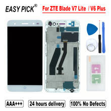 For ZTE Blade V7 Lite LCD Display Touch Screen Digitizer Assembly With Frame For ZTE V6 Plus 2024 - buy cheap