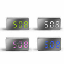 Fashion Mini Mirror LED Alarm Clock Electronic Digital Display Modern Clock Portable Desktop 3.1'' LED Display Alarm Clocks 2024 - buy cheap