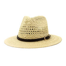 Chapéu de palha feminino e de praia, chapéu de verão, aba larga para sol, viseira de verão, chapéu artístico para mulheres, 2020 2024 - compre barato