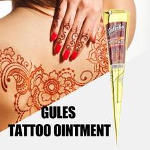 Natural Indian Henna Tattoo Ointment Waterproof Body Paint Henna Art Colorful Cream Temporary Tattoo Paste Body Art Paint 2024 - buy cheap