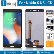 5.5" AAA+++ LCD Screen For Nokia 6 TA-1021 TA-1025 TA-1033 LCD Display Touch Screen Digitizer Replacement For Nokia 6 N6 LCD 2024 - buy cheap