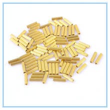 Porcas de cobre m2x 2 3 4 5 6 7 8 9 10 11 12 13 14 15-25mm, cilindro rosqueado fêmea, pilares espaçadores, 50 peças