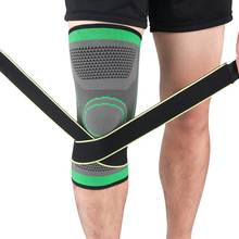 1 pçs suporte ao joelho esportes de proteção profissional malha joelho almofada bandagem respirável joelho cinta para basquete tênis ciclismo 2024 - compre barato