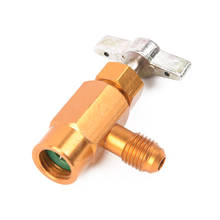 Alloy 1/4 SAE Thread Adapter R-134a Refrigerant Can Bottle Tap Opener Valve Tool Auto Car Accessories Car Styling 2024 - buy cheap