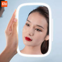 New Xiaomi LED Exquisite Queen Car Makeup Mirror HD Self-timer Fill-in Soft Light Stepless Dimming 8.3 Inches For Beauty 2024 - buy cheap