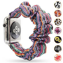 Scrunchie Elastic Band for Apple Watch 7 6 5 4 3 38 bands 40mm 42mm 44mm sport strap Bracelet for iwatch wrist series 7 45 41 mm 2024 - buy cheap