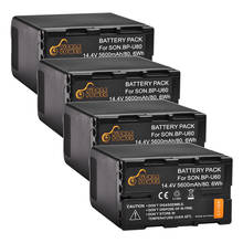 4 xPcs 5600mah BP U60 BPU60 BP-U60 Battery for Sony XDCAM EX PMW100 PMW150 PMW160 PMW200 PMW300 PMW-EX1 EX3. 2024 - buy cheap